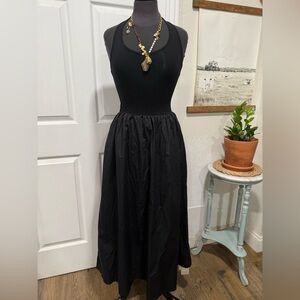 Commense Black Halter Maxi Dress